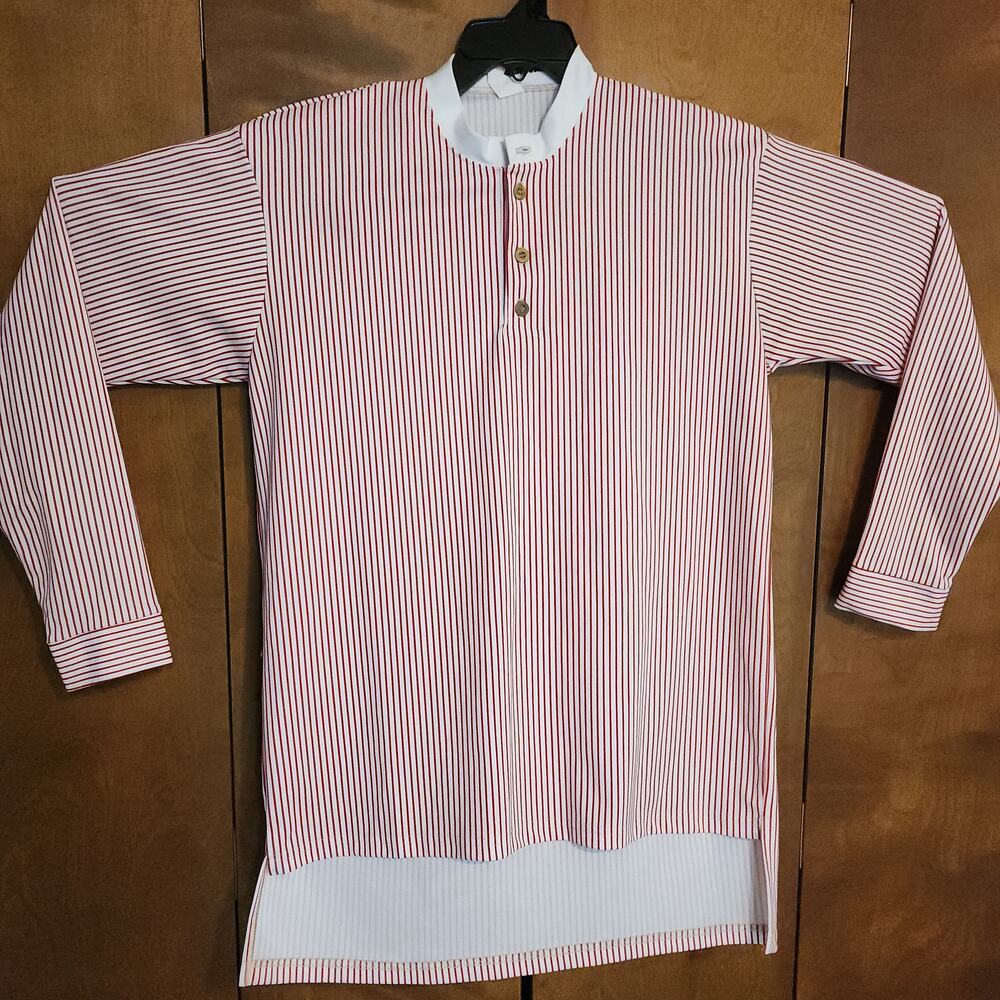 J. Hornaday Dry Goods Cowboy‎ Shirt Ticking Stripe Men's Medium
